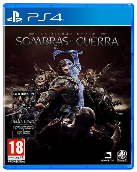 PS4 LA TIERRA MEDIA SOMBRAS DE GUERRA